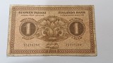 Finlanda -1 Markkaa 1918 Guvernul Provizoriu