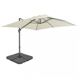 Cumpara ieftin Umbrelă de soare de grădină, bază portabilă, nisipiu