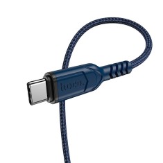 Cablu HOCO X59, USB-A la Type-C, QC 3.0, 3A, 1m, Albastru