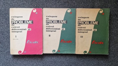 CULEGERE DE PROBLEME DE CALCUL DIFERENTIAL SI INTEGRAL - Arama, Morozan, Gaina foto
