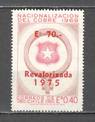 Chile.1975 Revalorizare-supr. GC.61 foto