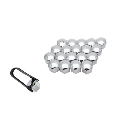 CAPAC PREZOANE 21 MM CROM SET 20 BUC+CLESTE 45257 foto