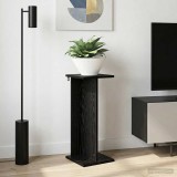 vidaXL Suport pentru plante Stejar Negru 25 x 25,5 x 60,5 cm 899660