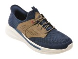 Pantofi sport SKECHERS bleumarin, SLADE, din material textil