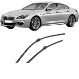 Cumpara ieftin Set stergatoare auto BMW Seria 6 Gran Coupe (F06) 2012-2018, pentru parbriz, Valeo Silencio