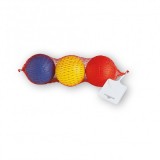 Set 3 Mingi Burete Androni Giocattoli Superpalle, 7 cm, Jucarii Nisip, Gradina, Multicolor