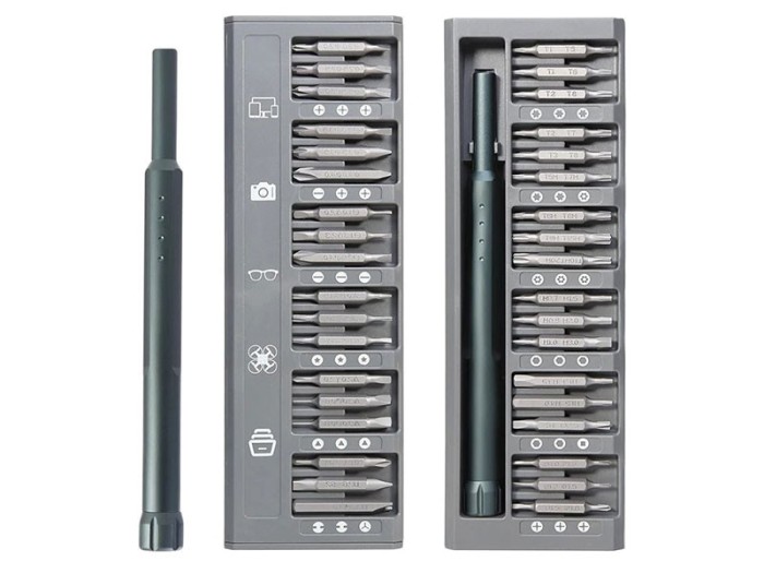 Surubelnita set biti 72piese precizie+maner BST-8968