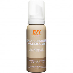 Daily Cleanser Face Mousse - Spuma de curatare exfolianta cu complex AHA/ BHA si tehnologie Sebustop, EVY TECHNOLOGY, 100 ml