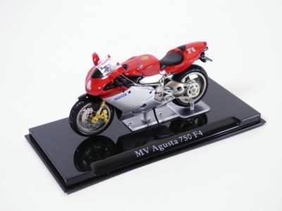 Macheta motocicleta MV Agusta 750 F4 - Ixo/Atlas 1/24 foto