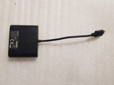 Hub USB Hama 54140, 2.0, 2 porturi, OTG, Black - poze reale foto