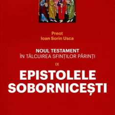 Noul Testament în tâlcuirea sfinților părinți: Epistolele Sobornicești (Vol. 9) - Paperback brosat - Ioan Sorin Usca - Christiana