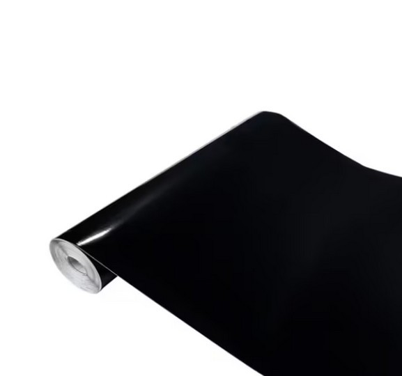 Folie neagra vitrostatica opaca pentru geam 60 x 300 cm, BZRSH, protectie UV