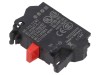 Element de Contact EAO 22mm NC, 10A, Serie 45, Cleme Arc, Argintat