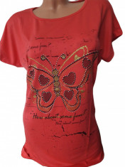tricou dama cu maneca scurta &amp;#039;&amp;#039;Butterfly&amp;#039;&amp;#039; cod 880 foto