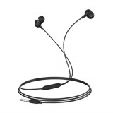 Casti in-ear cu microfon, Borofone Melody BM20-B, control pe fir, conector tip Jack 3.5 mm, lungime cablu 120 cm, negre