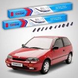 Cumpara ieftin Ștergătoare Suzuki Swift MA 3 Uși 1996-2003 | Set Față Flat Premium &ndash; TeamCar&reg;