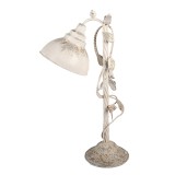 Cumpara ieftin Veioza metal bej vintage 35x19x62 cm E27