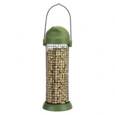 Dozator de Arahide pentru Pasari, din Plastic Metal, 22 cm, Verde, 55628