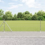 VidaXL Gard de c&acirc;mp 0.8x50 m din oțel galvanizat