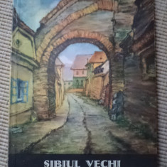 Sibiul vechi carte album 12 carti postale vederi Hans Hermann editura dacia RSR