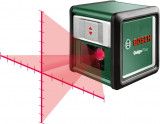 Cumpara ieftin Nivela laser cu linii BOSCH Quigo Plus , dioda laser 635 nm,precizie 0.8 mm m ,cu 2 baterii si stativ