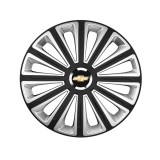 Set 4 capace roti R16 Compatibil Cu Chevrolet Trend Silver-Black