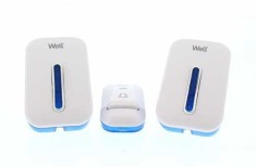 Sonerie fara fir, 220V, raza de acoperire 150m, 2 sonerii Well foto
