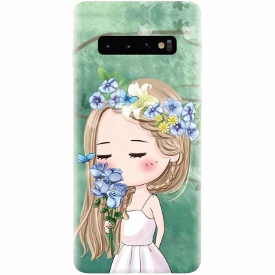 Husa silicon personalizata pentru Samsung Galaxy S10 Plus, Girl foto