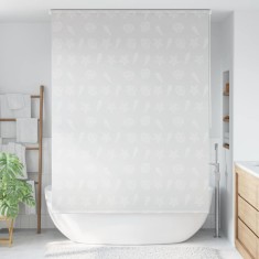 vidaXL Roletă perdea de duș 140x240 cm Model stea de mare