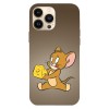 Husa compatibila cu Apple iPhone 15, Viceversa, model I love cheese Jerry , Silicon, TPU, Transparent, Carcasa