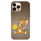 Husa compatibila cu Apple iPhone 15, Viceversa, model I love cheese Jerry , Silicon, TPU