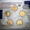 GERMANIA 2008 - 5 x 2 euro com. -St Michaelis Hamburg -A,D,F,G,J -blister/BU