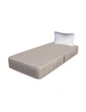 Set Saltea ortopedica cu arcuri, Super Ortopedica Sofia, 90x200x20cm, fermitate medie, cu plasa arcuri tip Bonell, fata vara-iarna, sistem aerisire cu