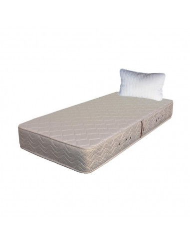 Set Saltea ortopedica cu arcuri, Super Ortopedica Sofia, 90x200x20cm, fermitate medie, cu plasa arcuri tip Bonell, fata vara-iarna, sistem aerisire cu