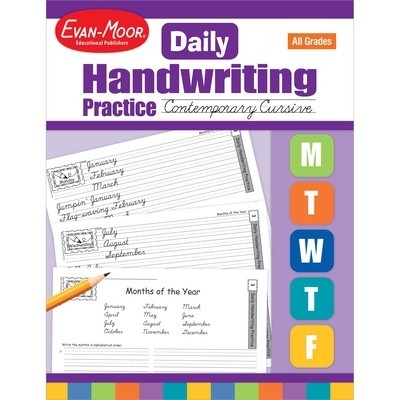Daily Handwriting Practice, Contemporary Cursive foto