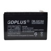 Baterie Panou Solar GDPlus 12V 7Ah AGM, Acumulator Fotovoltaic, Sisteme Solare Offgrid, 15.1x9.8x10.1cm