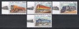 Angola 2019 - Trenuri africane, Serie cu Tapsuri pe St&acirc;nga, MNH