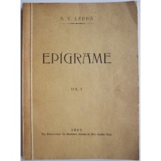 Epigrame volumul I &ndash; S.V. Leppa