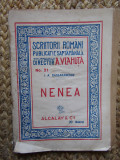 NENEA de I.A . BASSARABESCU , EDITIE INTERBELICA, 1985, Didactica si Pedagogica