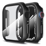 Husa Techsuit Defense360 Pro pentru Apple Watch Series 7 45mm, Neagra