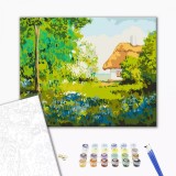 Pictura pe numere - Viata la tara, 50x40 cm | Brushme