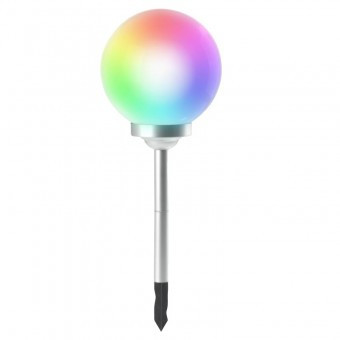 Lampa solara Strend Pro Rainbow, 4 x led, lumina multicolor, 30x70cm foto