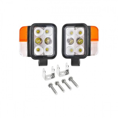 Set faruri universale tractor cu LED pozitie + semnalizare &amp;reg; ALM foto