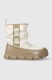 UGG ghete Classic Brellah Mini femei, culoarea bej, 1144059