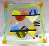 TAVA FARFURIE STICLA FUZIONATA 18.5 CM