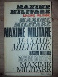 Maxime militare