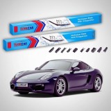 Cumpara ieftin Ștergătoare Porsche Cayman 981C 2013-2016 | Set Față Flat &ndash; TeamCar&reg;