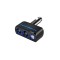 Adaptor priza dubla, USB, pentru bricheta auto