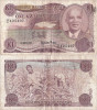 1986 ( 1 III ) , 1 kwacha ( P-19a ) - Malawi