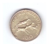 Moneda Tanzania 100 shilingi 1994, stare relativ buna, curata